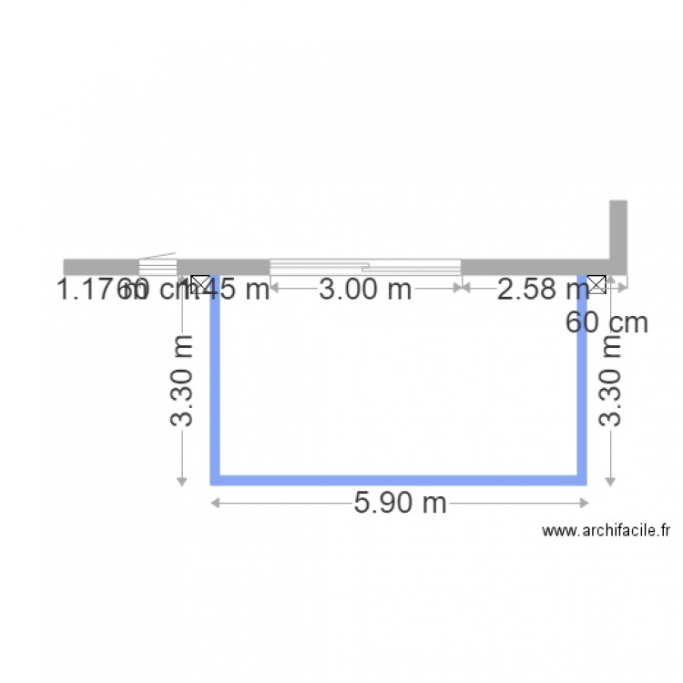 AUBIN. Plan de 0 pièce et 0 m2