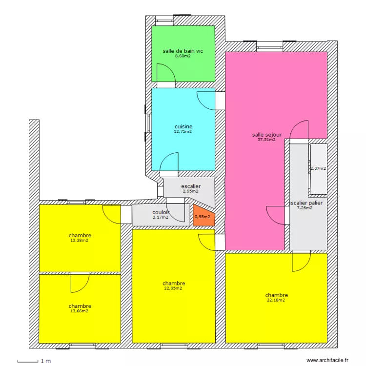 2 eme etage modif A3. Plan de 