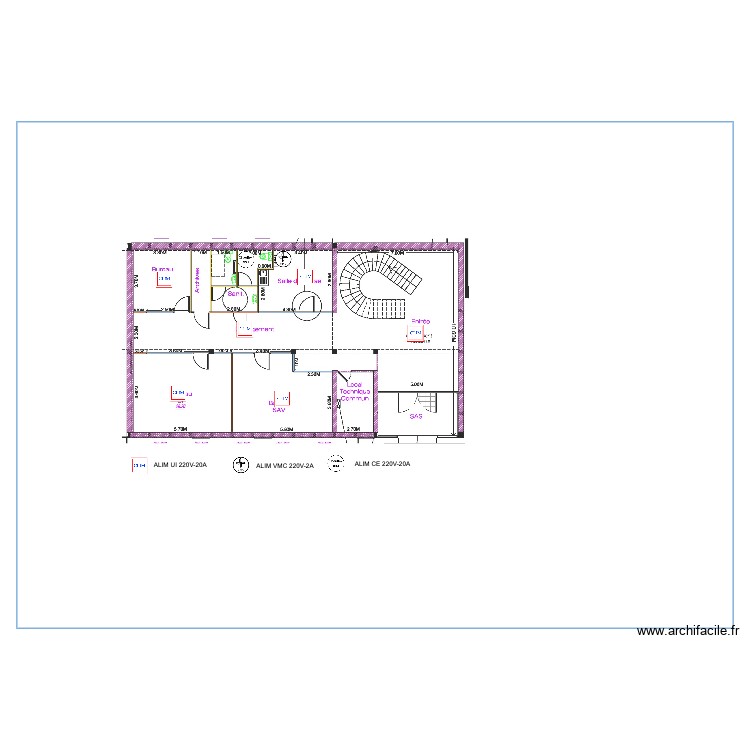 DESAUTEL RDC. Plan de 0 pièce et 0 m2