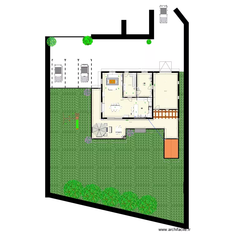 Implantation Maison. Plan de Implantation Maison. Plan de