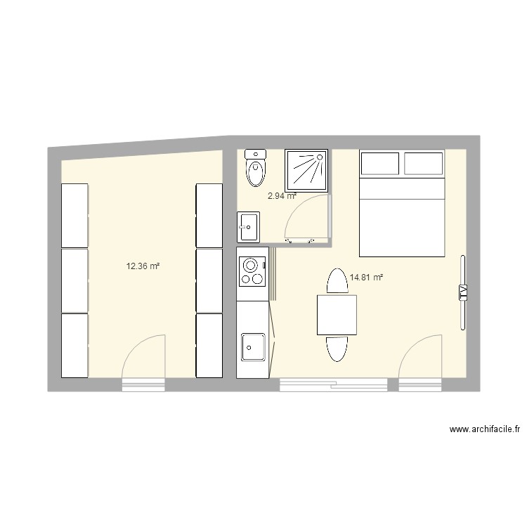 garage 3. Plan de 0 pièce et 0 m2