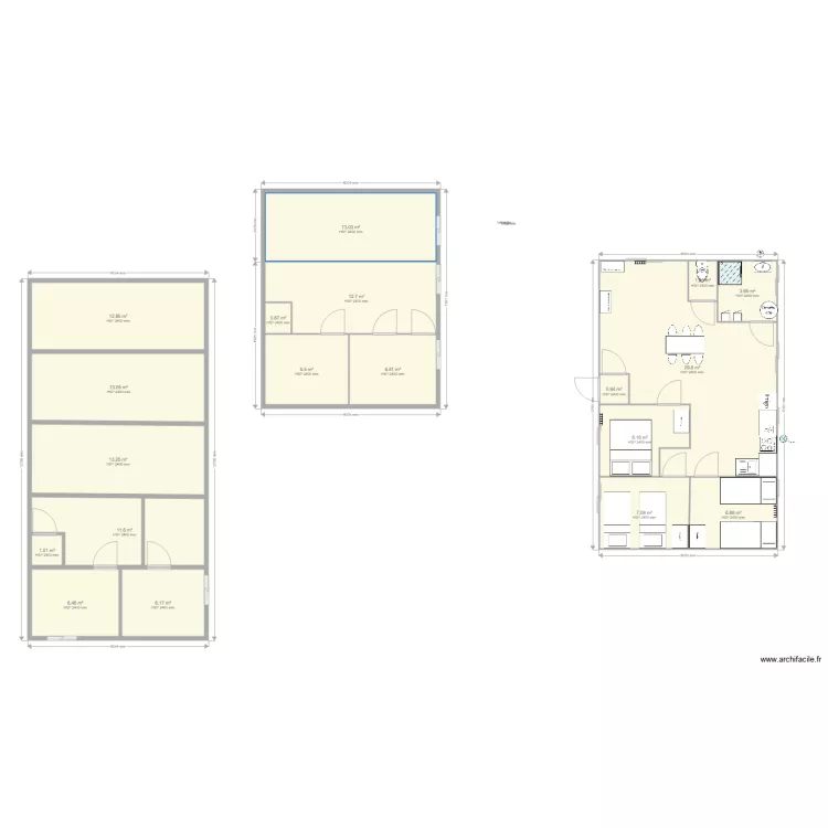appel doffre LOT 3 CHAMBRES  . Plan de 