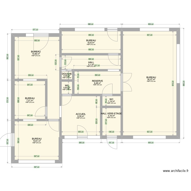 PLAN WIERDE. Plan de 12 pièces et 102 m2