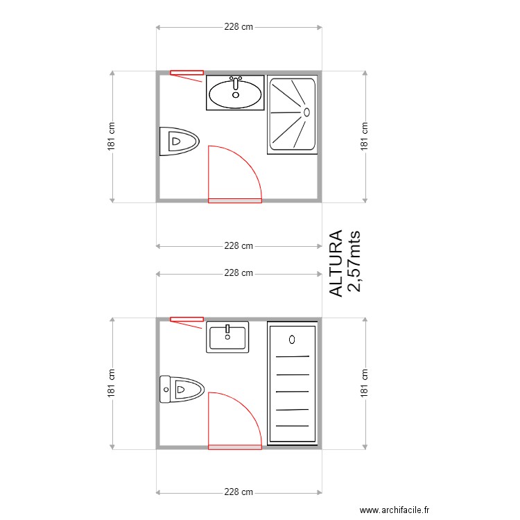 GABRIEL CARRANZA BAÑO PL BAJA. Plan de 0 pièce et 0 m2