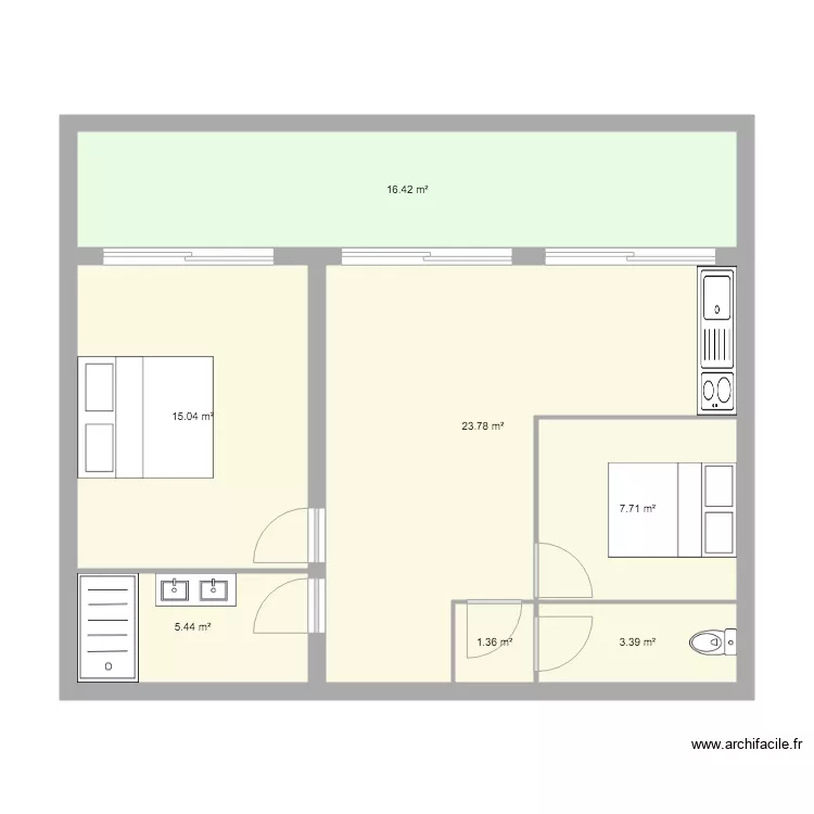 diane guerin. Plan de 