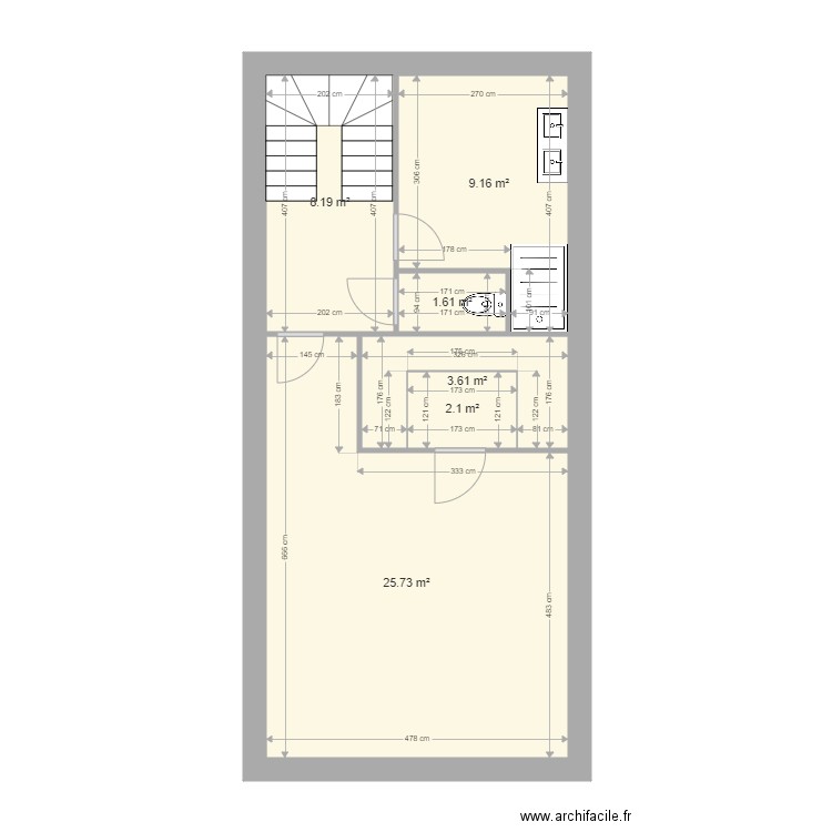 MOREL ETAGE. Plan de 0 pièce et 0 m2