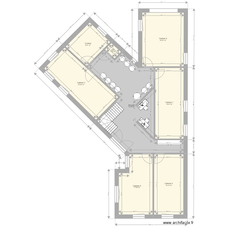 FLEURUS 3 - 2. Plan de 8 pièces et 146 m2