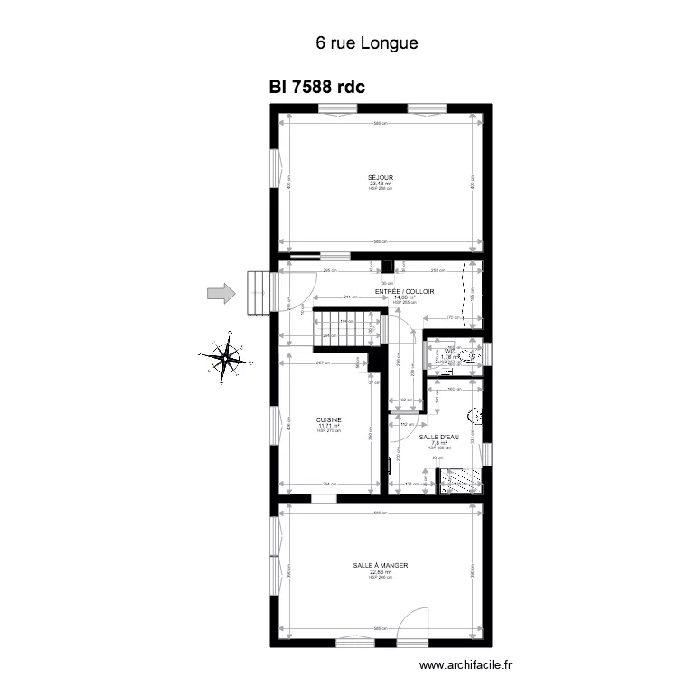 BI 7588. Plan de 