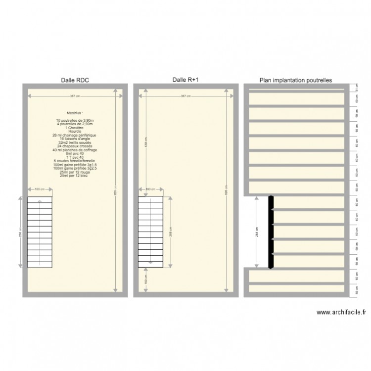 Dalle Beton R1. Plan de 0 pièce et 0 m2