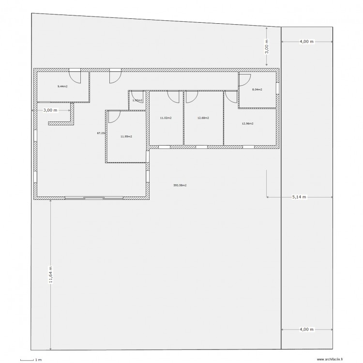Projet_L. Plan de 0 pièce et 0 m2