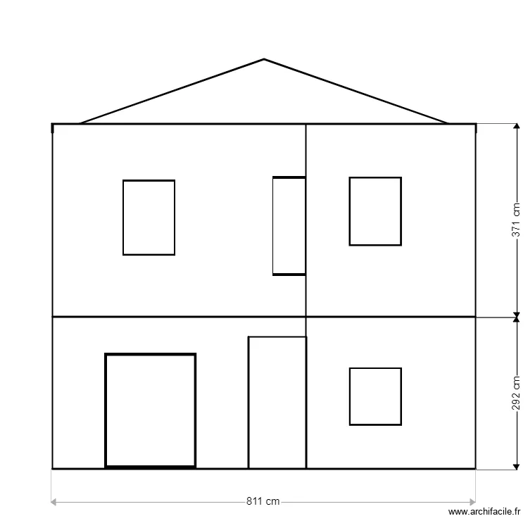 FACADE MARSON PROJET. Plan de 