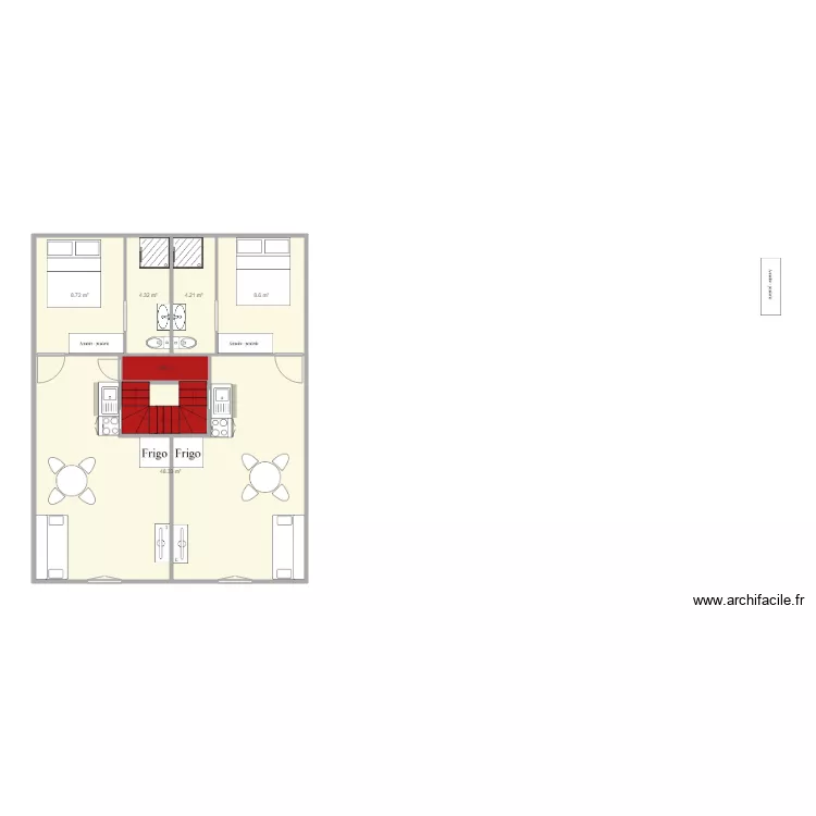 logement 2 T2. Plan de 