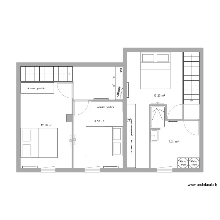 cholet est étage nouveau. Plan de 0 pièce et 0 m2