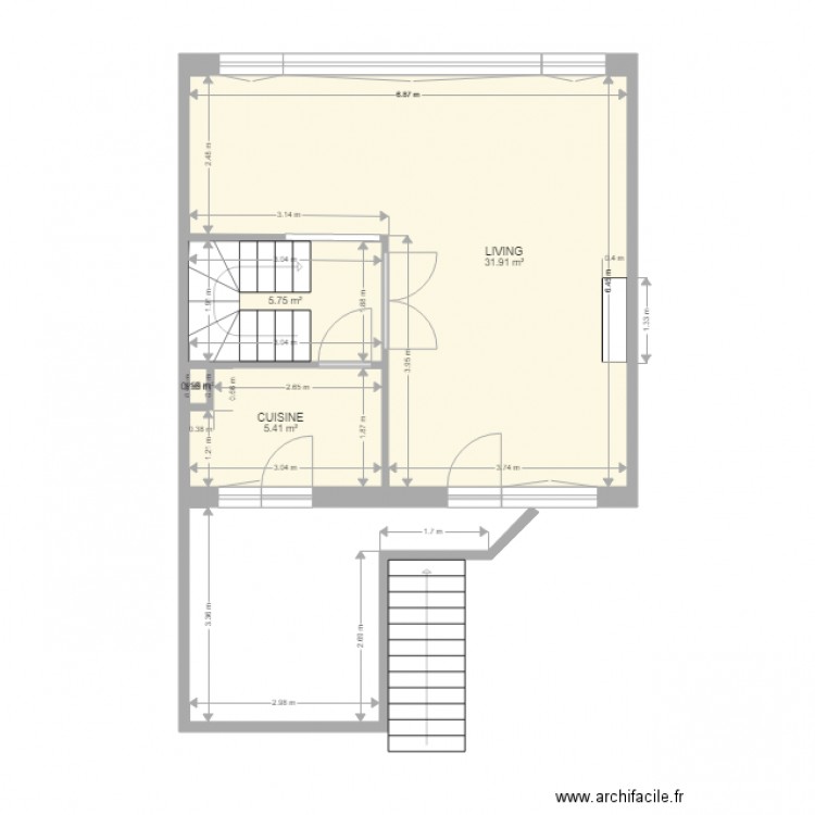 plan Dansaert Elise. Plan de 0 pièce et 0 m2