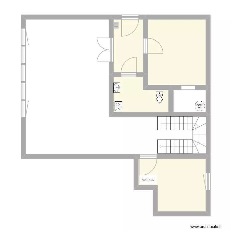 ST GILLES. Plan de 4  et 35 m²