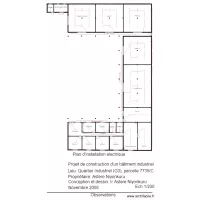 plan electricit&eacute; A3