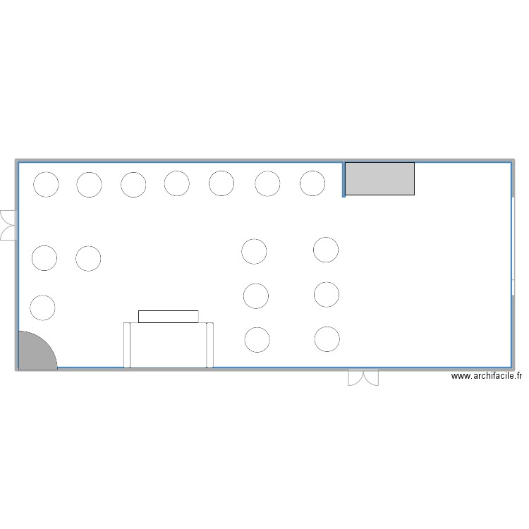 PLAN DE TABLE BAT MITZVAH LENNIE. Plan de 1 pièce et 367 m2