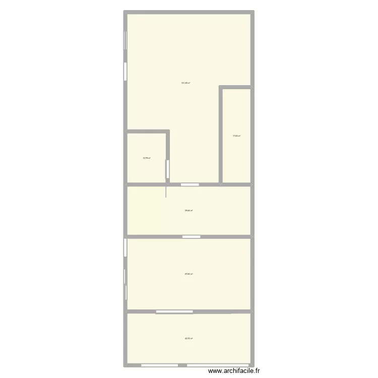 frfr. Plan de 6  et 269 m²