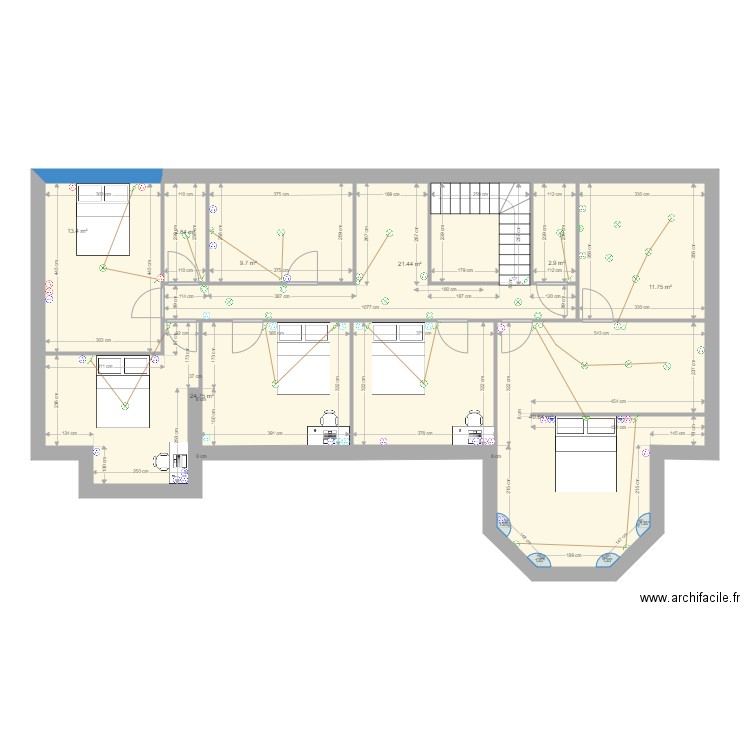 maison nadege eloi etage. Plan de 0 pièce et 0 m2