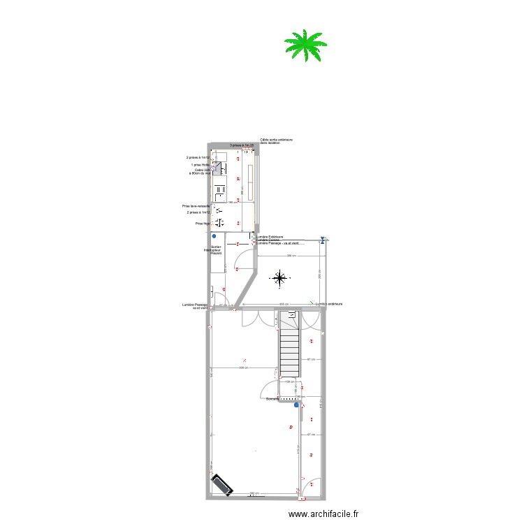 RDCPETITECUISINEcotes. Plan de 0 pièce et 0 m2