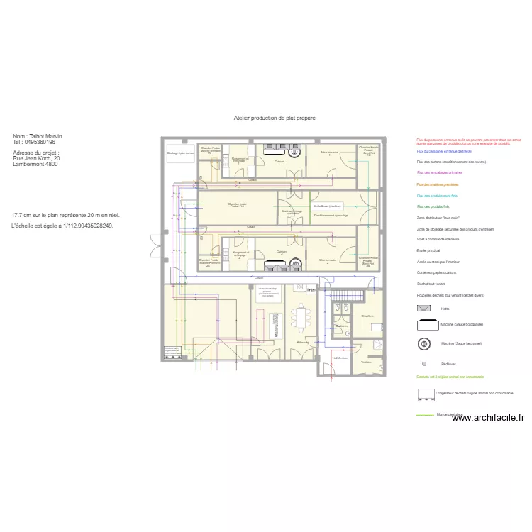 attelier. Plan de attelier. Plan de