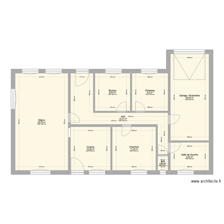 Maison. Plan de 0 pièce et 0 m2