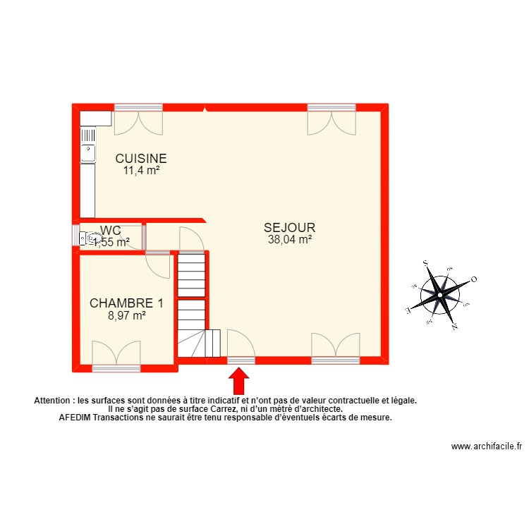 bi10452 RDC. Plan de 0 pièce et 0 m2