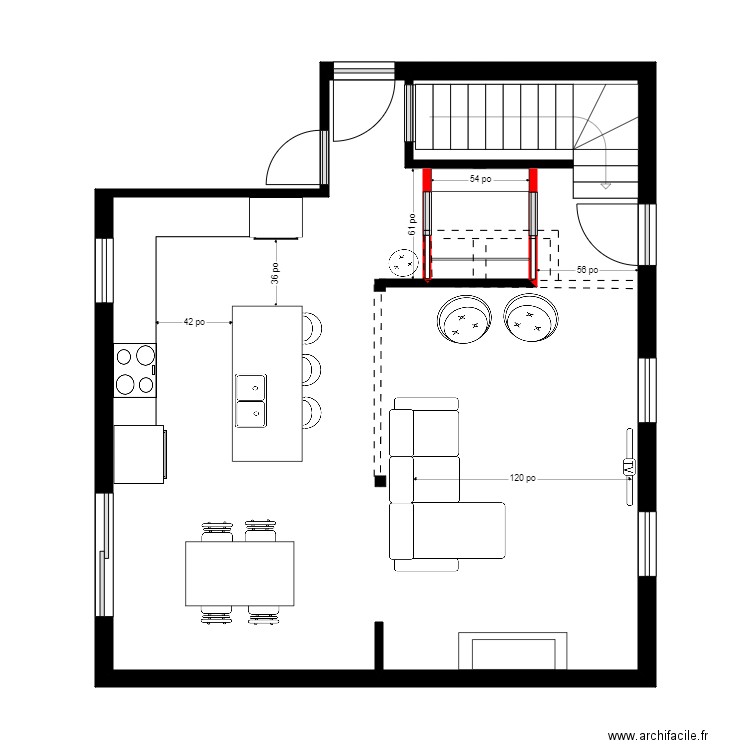 bérubé 1. Plan de 0 pièce et 0 m2