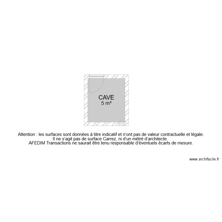 BI 8898 CAVE. Plan de 0 pièce et 0 m2