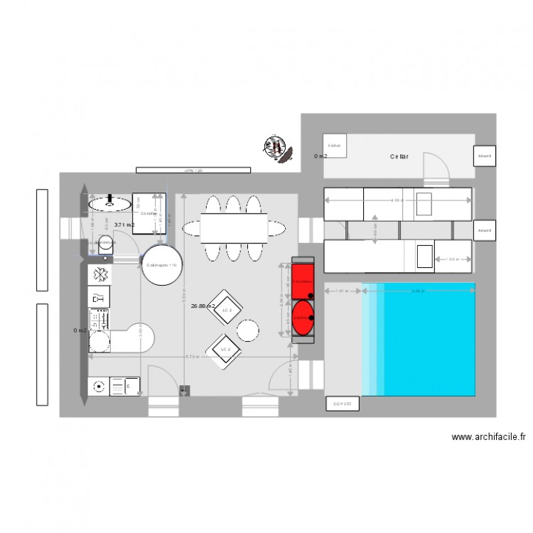 Brainstorming 7 V5 SB 280. Plan de 0 pièce et 0 m2