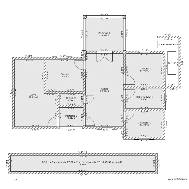 Rdc - 83 m2 - Version 3 imm&eacute;diat du 28-8-09. Plan de 