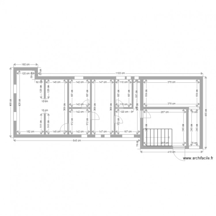 BRUMATH ETAGE EXSISTANT . Plan de 0 pièce et 0 m2