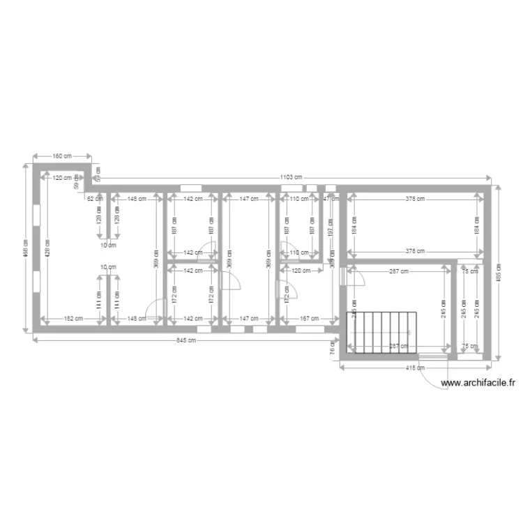 BRUMATH ETAGE EXSISTANT . Plan de BRUMATH ETAGE EXSISTANT . Plan de