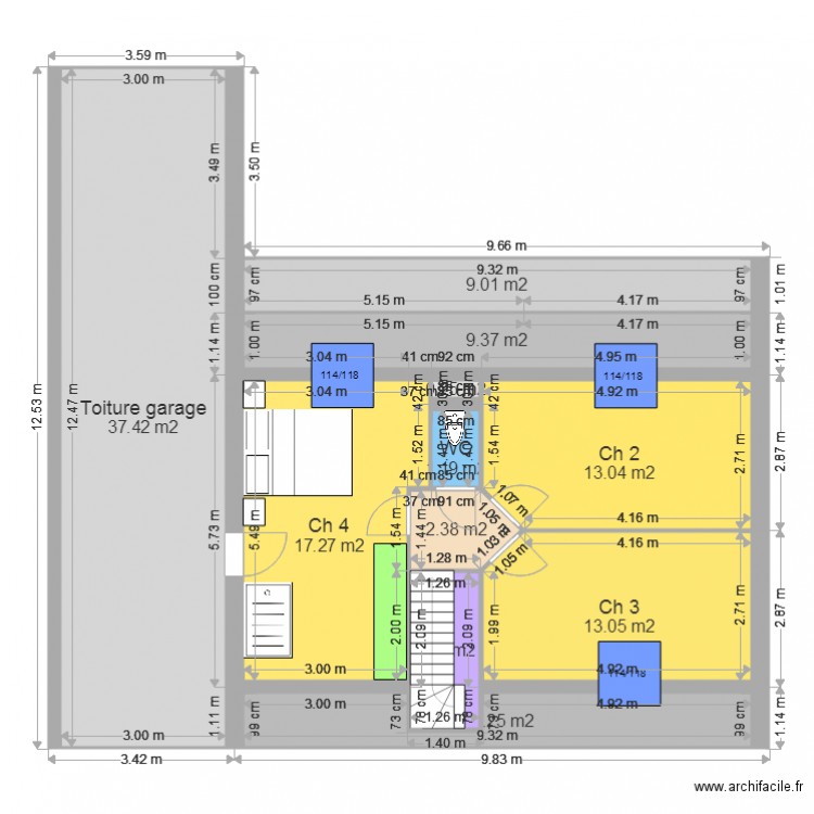 RICHEBE GERVAIS Etage. Plan de 0 pièce et 0 m2