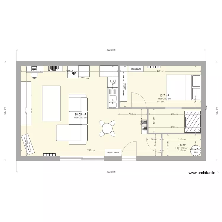 T2 BIS. Plan de 