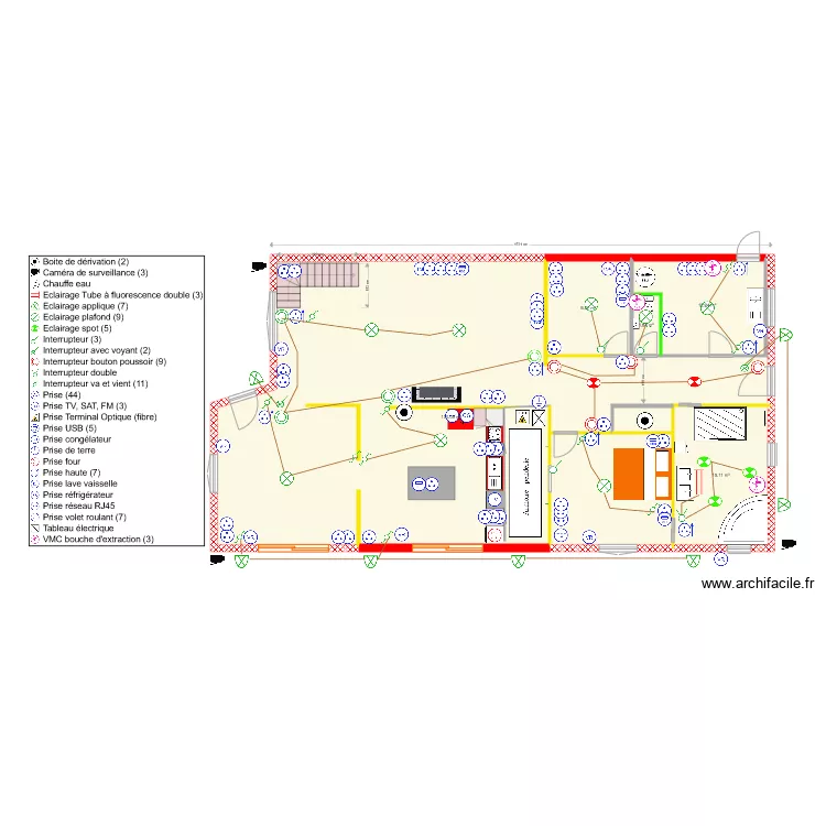 MAISON MAX meubl&eacute;e 2021 ter. Plan de 