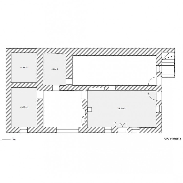 le pernant. Plan de 0 pièce et 0 m2