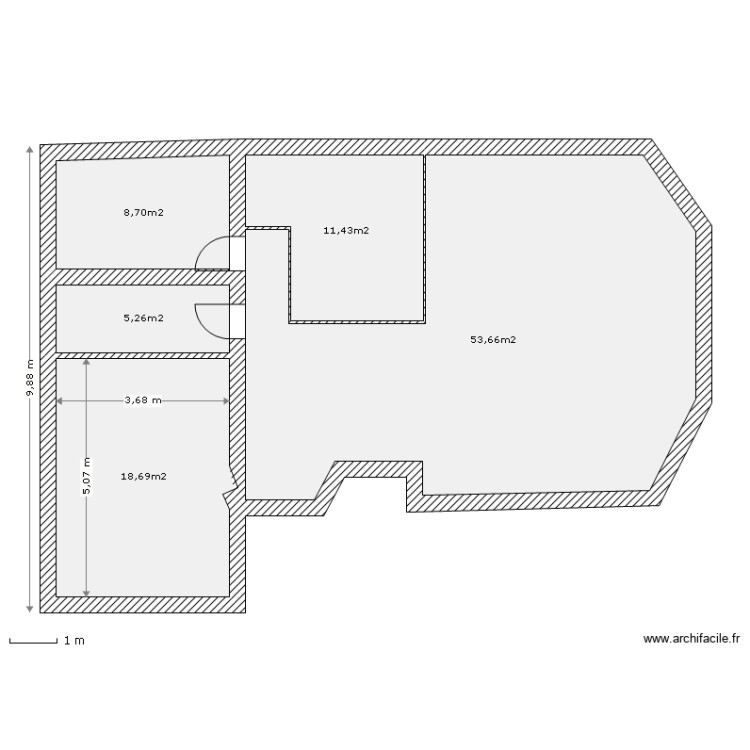 Plan. Plan de 0 pièce et 0 m2