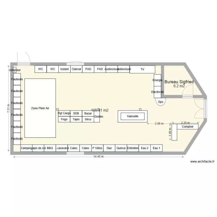 Strasbourg V3. Plan de 