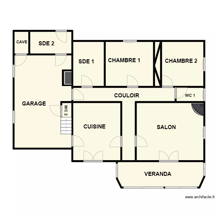 CLEMENT RDC. Plan de 