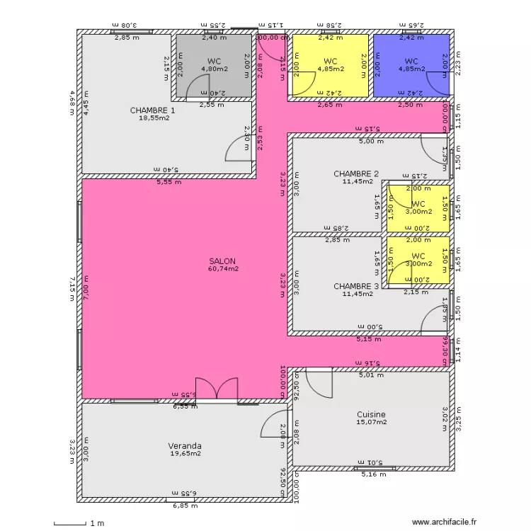 MAISON DE NH Version 2. Plan de 