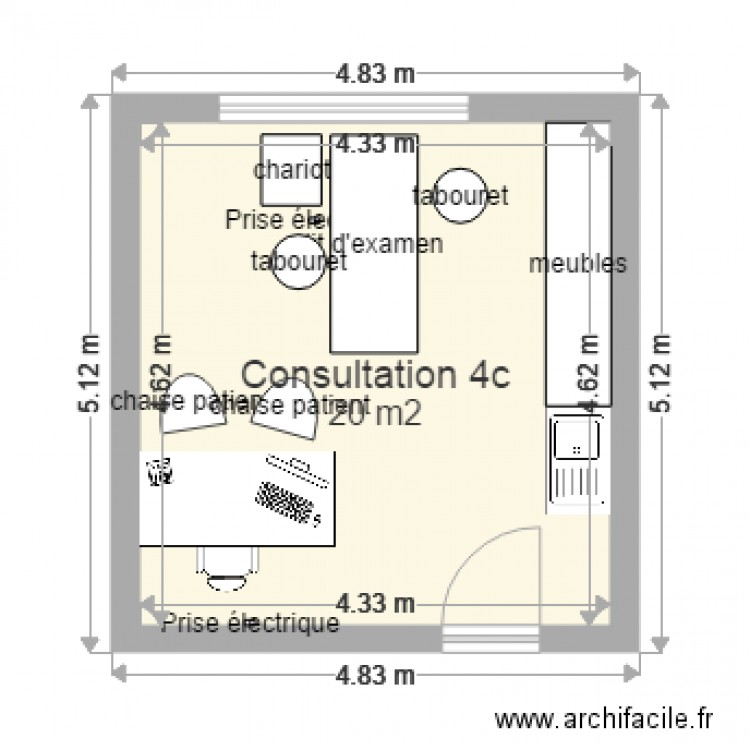 Consultation 4c. Plan de 0 pièce et 0 m2