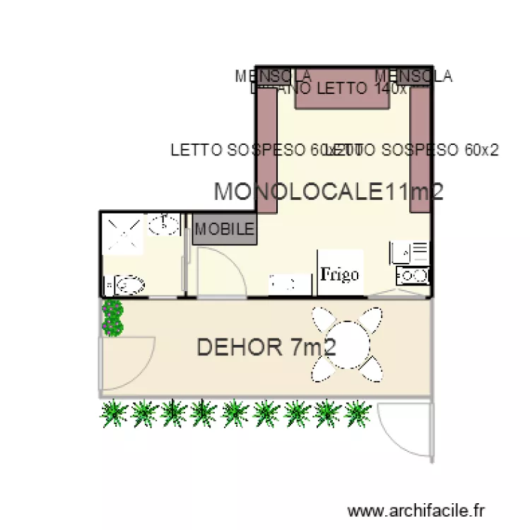 STUDIO Baima. Plan de STUDIO Baima. Plan de