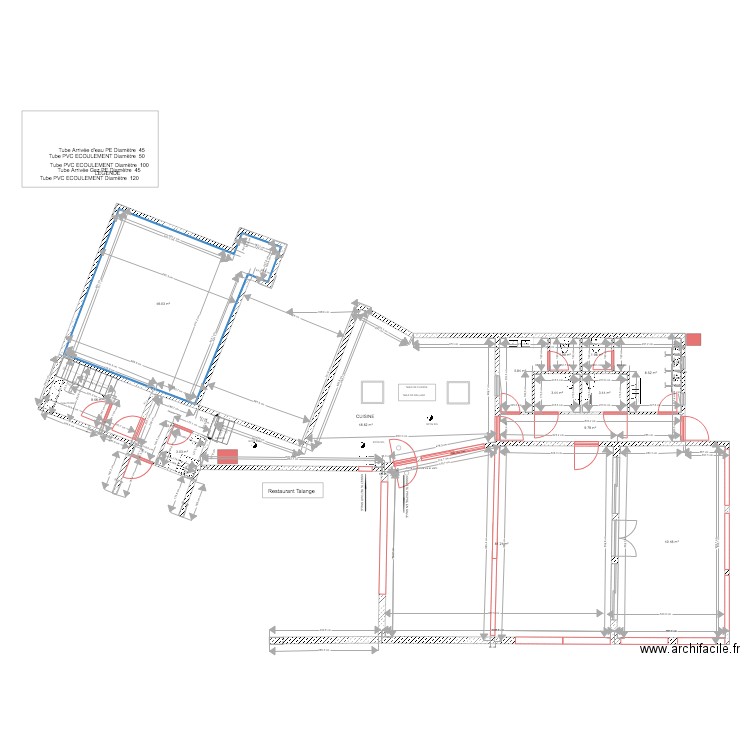 KUPELI PLAN ECOULEMENT 1. Plan de 0 pièce et 0 m2