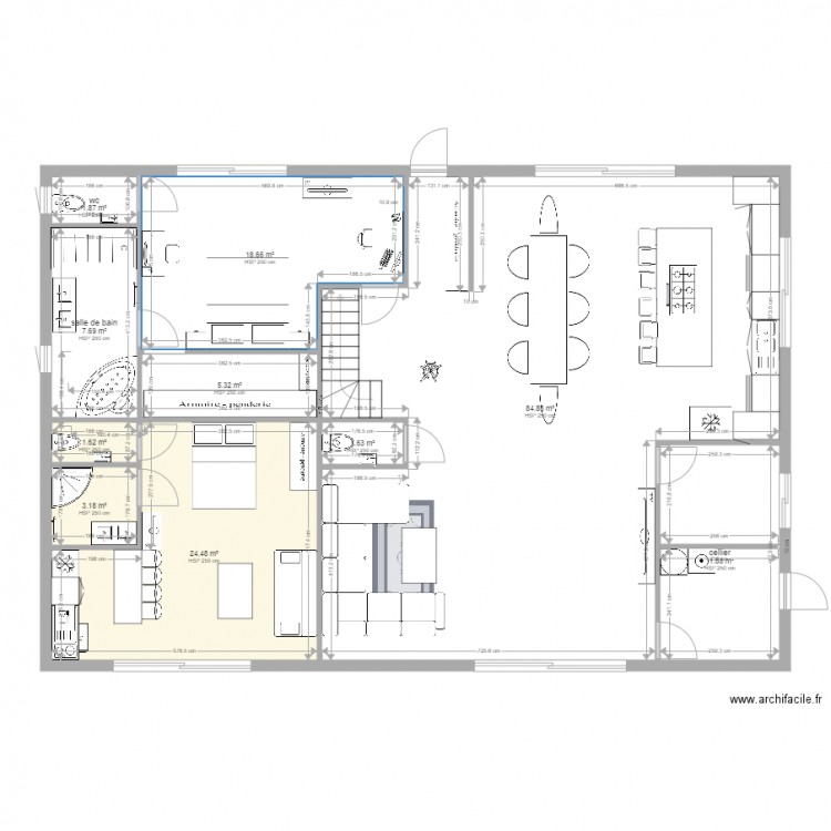 rénovation garagev5. Plan de 0 pièce et 0 m2