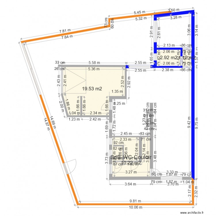 Aggrandissement 2. Plan de 0 pièce et 0 m2