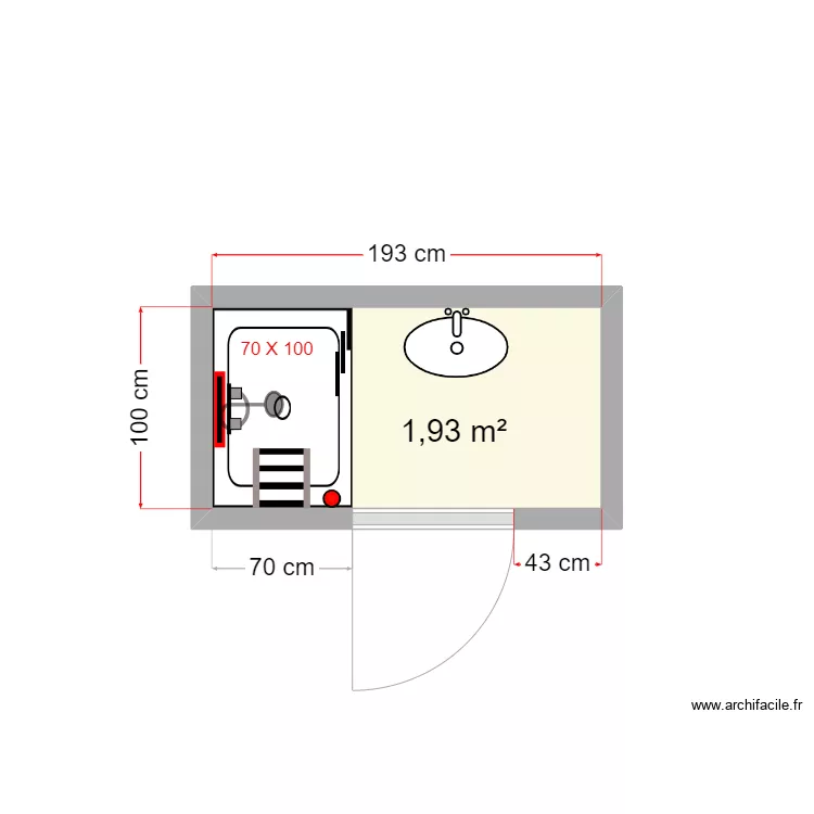 MARTZ plan projet&eacute;. Plan de 