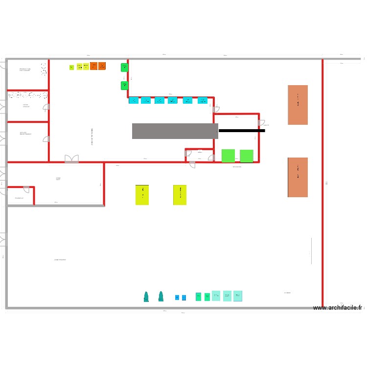 steev. Plan de 6 pièces et 240 m2