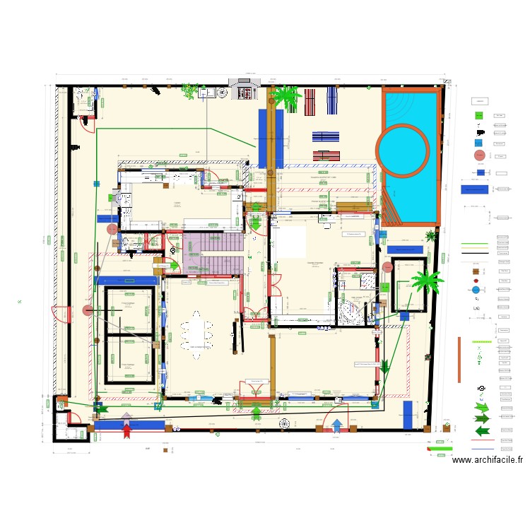 PLAN DE LA DUPLEX ET R PLUS 3 MODIF. Plan de 0 pièce et 0 m2