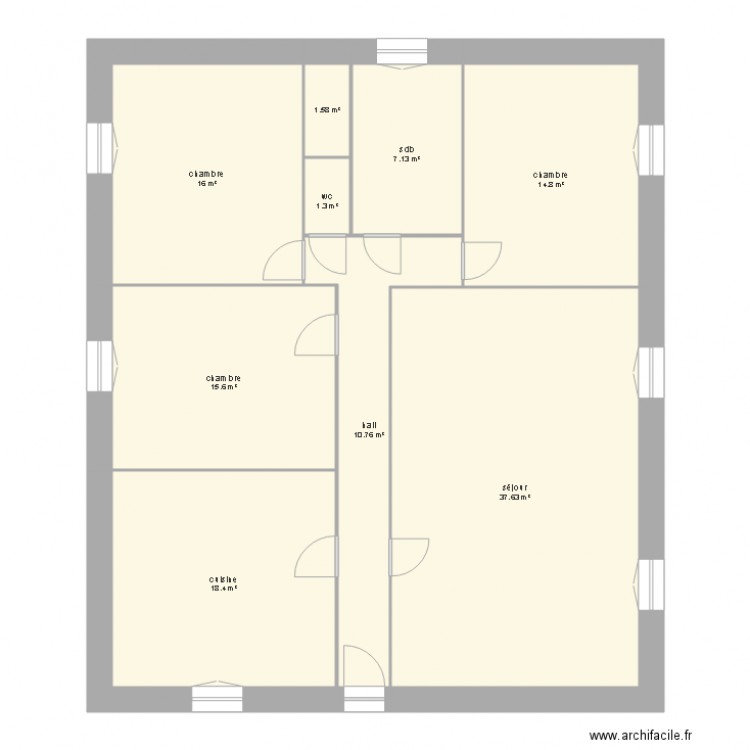 plan lapandery. Plan de 0 pièce et 0 m2